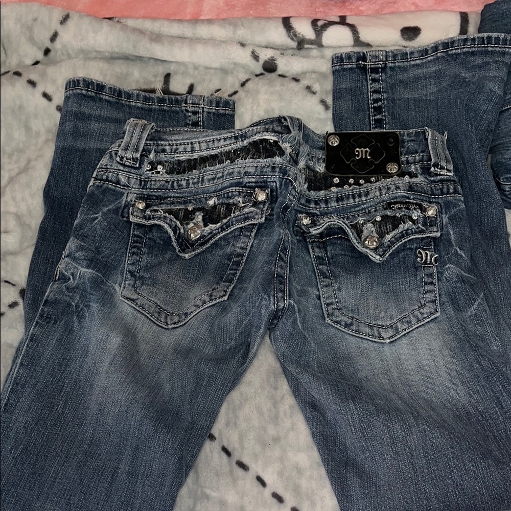 Miss me rhinestone Women's Blue Jeans🎀